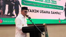 Bupati Polewali Mandar, H. Samsul Mahmud, Di Acara Pelantikan Pengurus HMI Polman