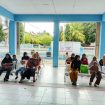 UPTD Puskesmas Sendana I, Nampak masyarakat Sedang Menunggu Antrian dari Petugas Puskesmas Senin 5 Mei 2025