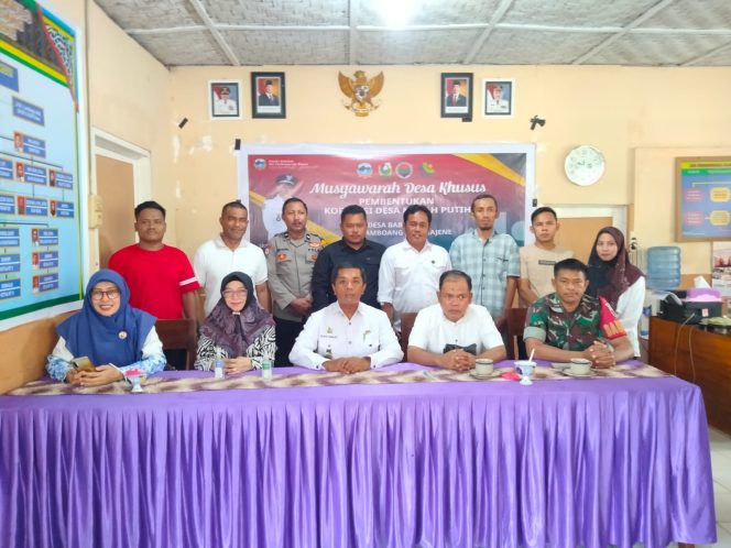 
					Pj. Kades Babanulo Fadlin, SE Camat Pamboang Akbar  Tambaru,S.Sos,P3MD Kabupaten, Pendamping Desa,Ketua BPD,Babinsa,Pembentukan KMP Di Aula 
Kantor Desa.Rabu 7 Mei 2025.