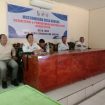 Kepala Desa Tubo Nasir, S. Ag Di Dampingi Sekcam Tubo, Ketua BPD, P3MD,Babinsa.Pada Acara Musdes KMP, Di Aula Kantor Desa Tubo, 07/05/2025.