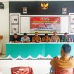 Pj. KadesvAdolang Dhua Hauddin, SP,memberikan Sambutan Dalam Acara Musdes KMP,Di Damping Pendamping Desa, P3MD Kabupaten, Babinkatimas dan Ketua BPD. 