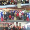 Wakil Bupati, Dr.Hj.Andi Rita Mariani, M. Pd Sebagai Inspektur Upacara pada Hari diknas 2 Mei 2025 Di Pondopo Rumah Bupati Majene. 