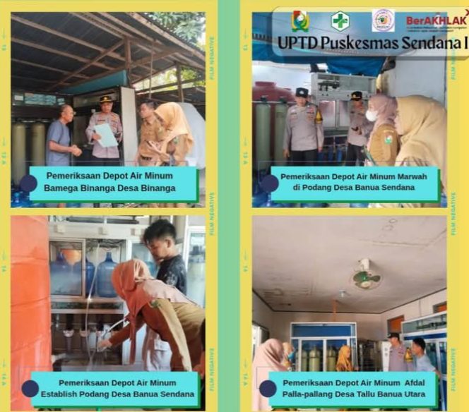 
					Plt. Erwin, S. Kep, Ners UPTD Puskesmas Sendana Bersama Kapolsek Sendana, Ladi PMD, dan Petugas Kesehatan Melakukan Inspeksi Ke depok Air Bersih Di Wilayah Kerjanya,