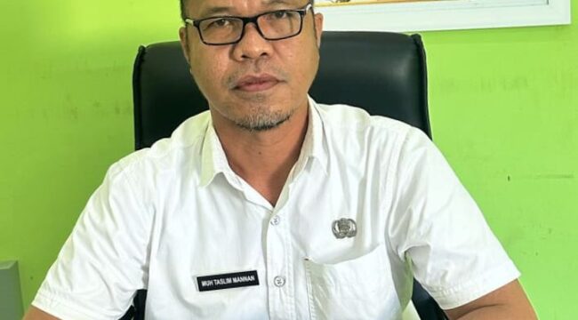 Kepala UPTD Puskesmas Pamboang Muh. Taslim Manna, S.Kep.Ns.