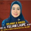 Dra. Hj. Yuliani Laupe, M.A.P Plt. Dinas Kesehatan Majene. 