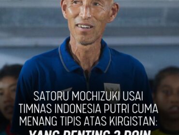 Pelatih Timnas Putri Mochizuki