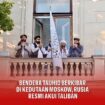 Bendara Taliban Afganistan Berkibar Di Negara Rusia. 