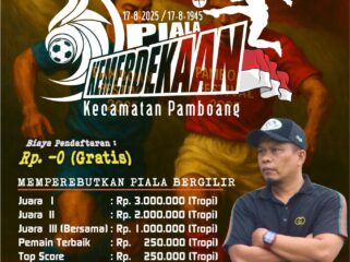 Yunus Hadaming, SE Dirut Surya Utama Pamboang Sponsor Utama Turnamen Sepak Bola Pamboang