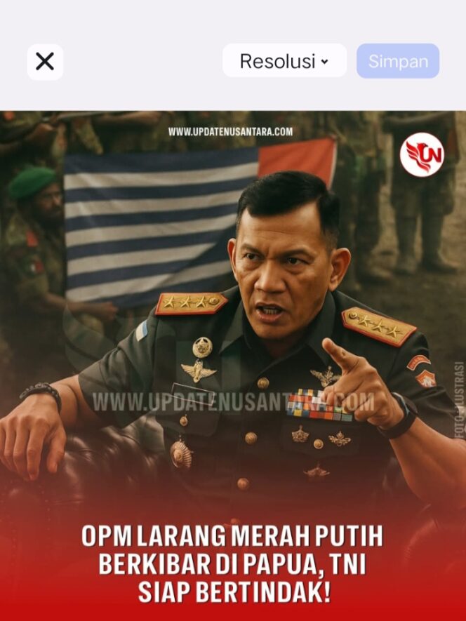 
					OPM Ancam Warga Papua Tak Kibarkan Merah Putih, TNI: Tak Boleh Ada Negara dalam Negara