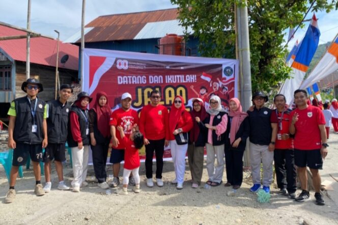 
					Meriahkan HUT RI ke-80, Pemdes  Balombong dan KKN Unika Mamuju Adakan Gebyar Jalan Sehat