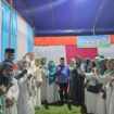 Bupati Majene Dr.H.Andi Achmad Syukri Bersama Wakil Bupati Dr.Hj.Andi Rita Mariani, M. Pd HadiricAcara Malam Rama Tama Dan Maulidi Nabi Muhammad SAW di Kec. Melinda.