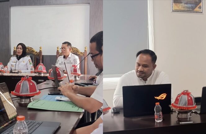 
					Wakil Bupati Majene,Dr.Andi Rita Mariani, Bersama Kepala BKAD Kasman Kabil di Acara Audit Asaet Daerah. 