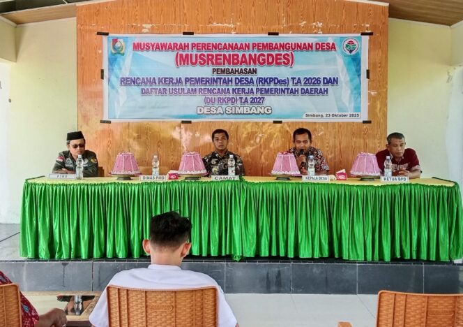 
					Camat Pamboang Dampingi Penetapan RKPDes Tahun 2026,Pemdes Simbang